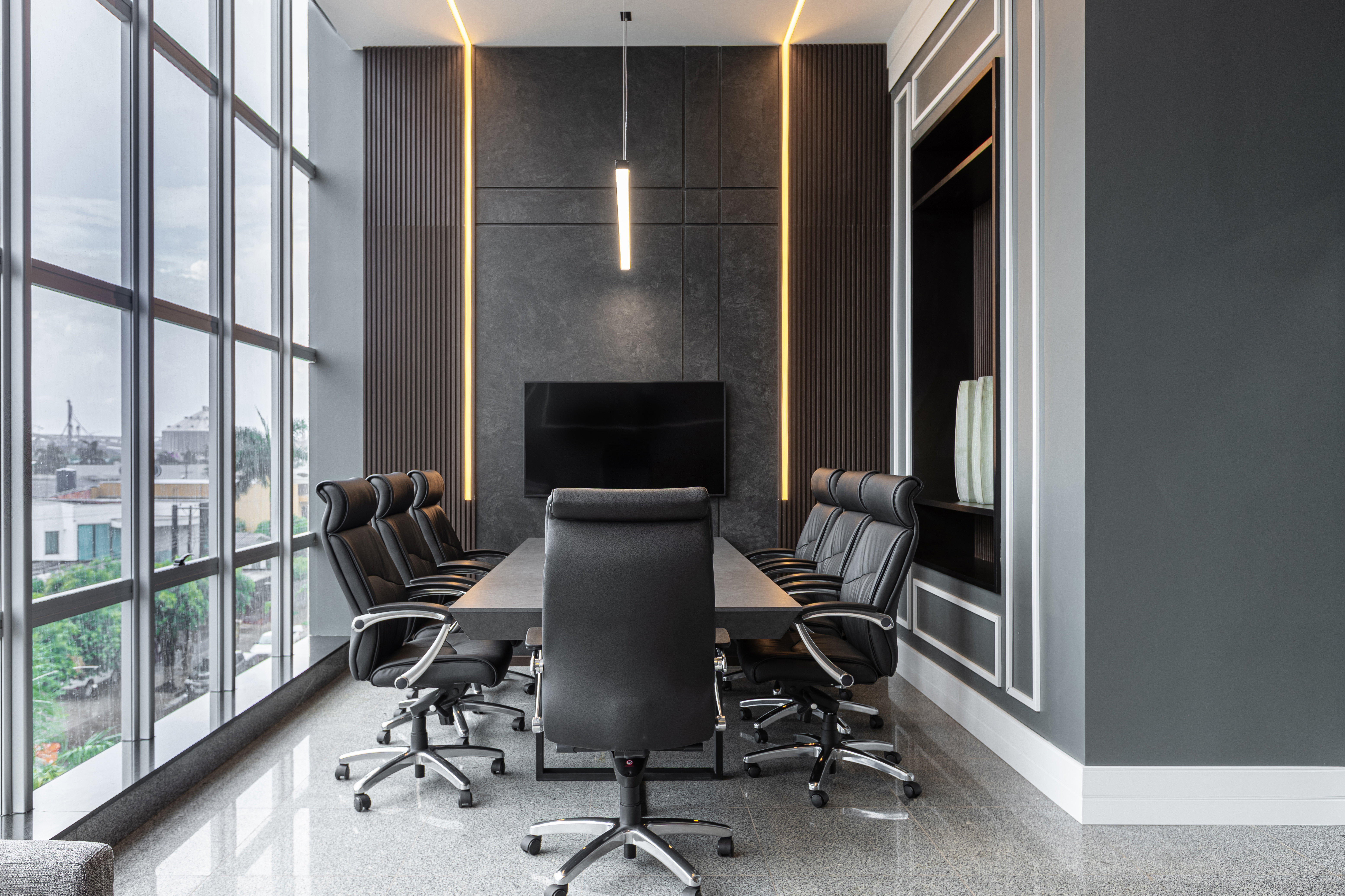 Sala de reunião corporativa