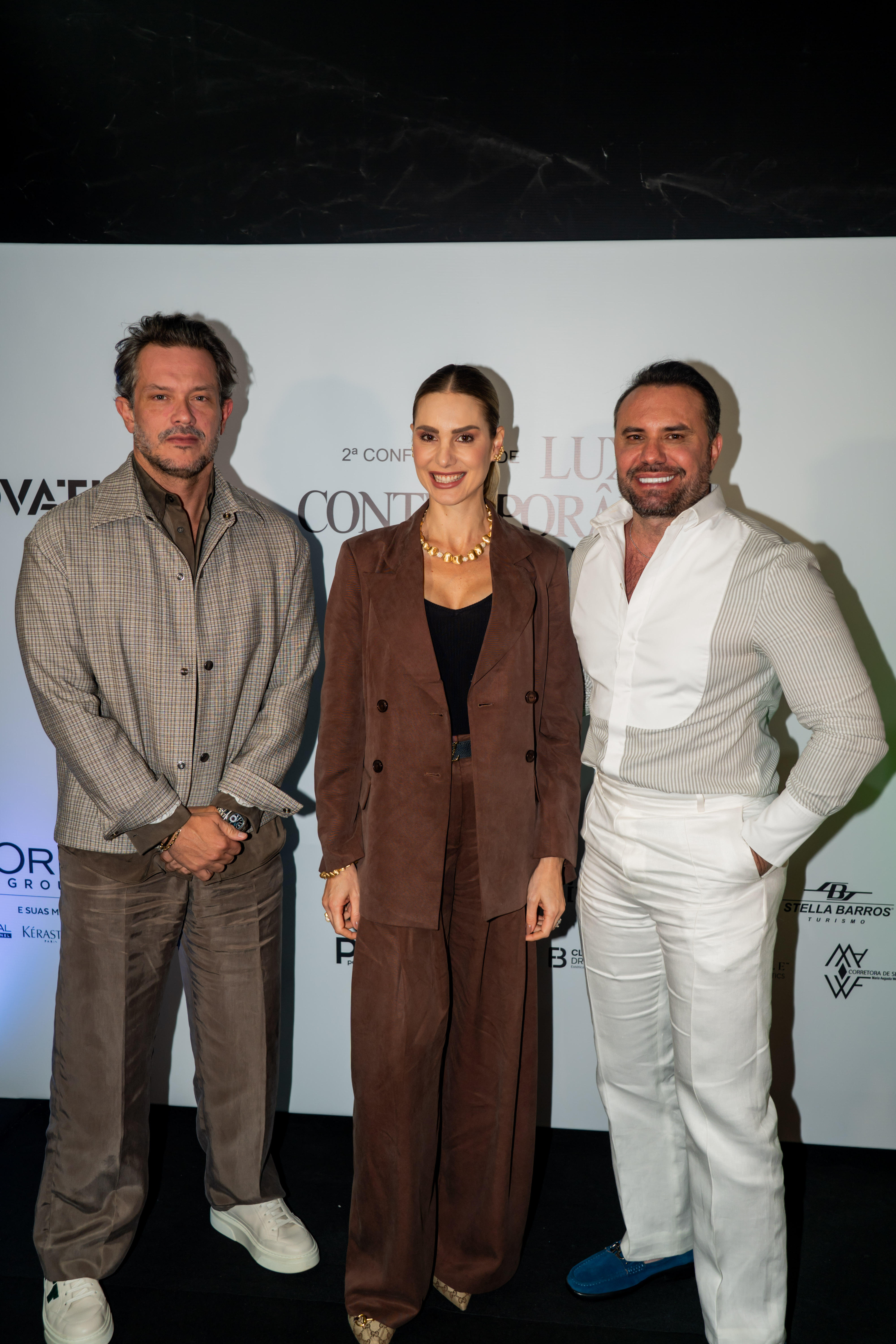 Aline Luccini com os palestrantes no Rio Innovation Week 2025
