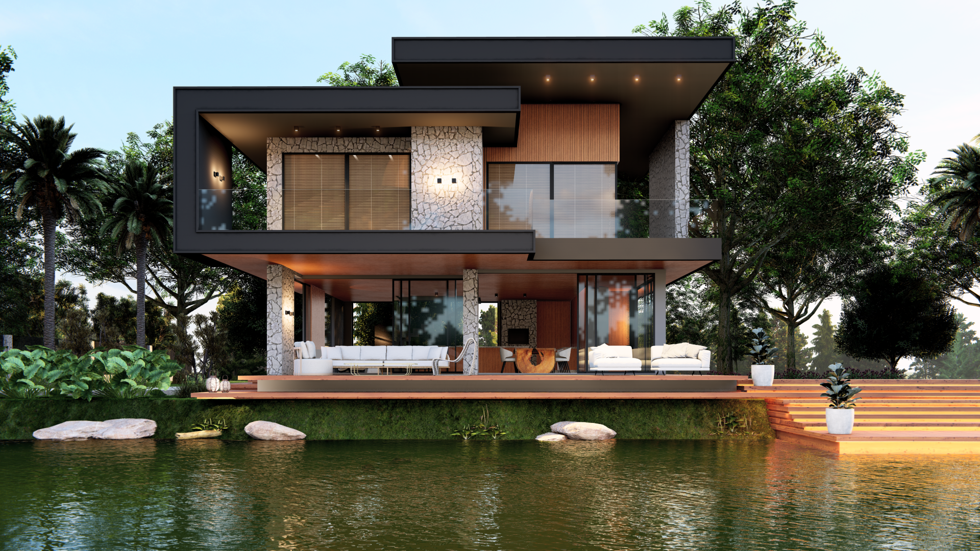 Render de fachada