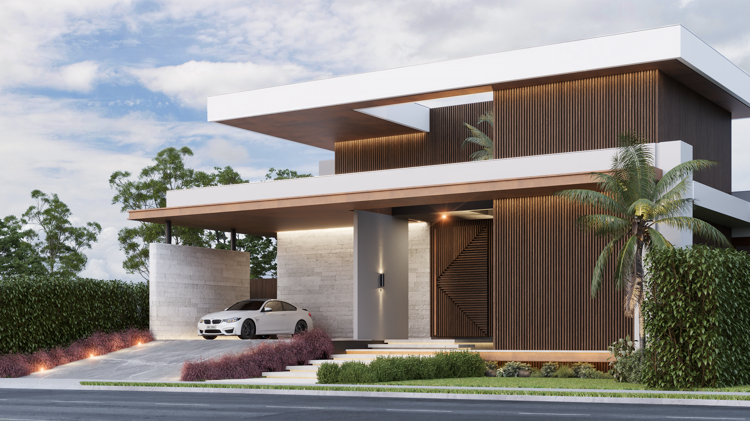 Render de fachada