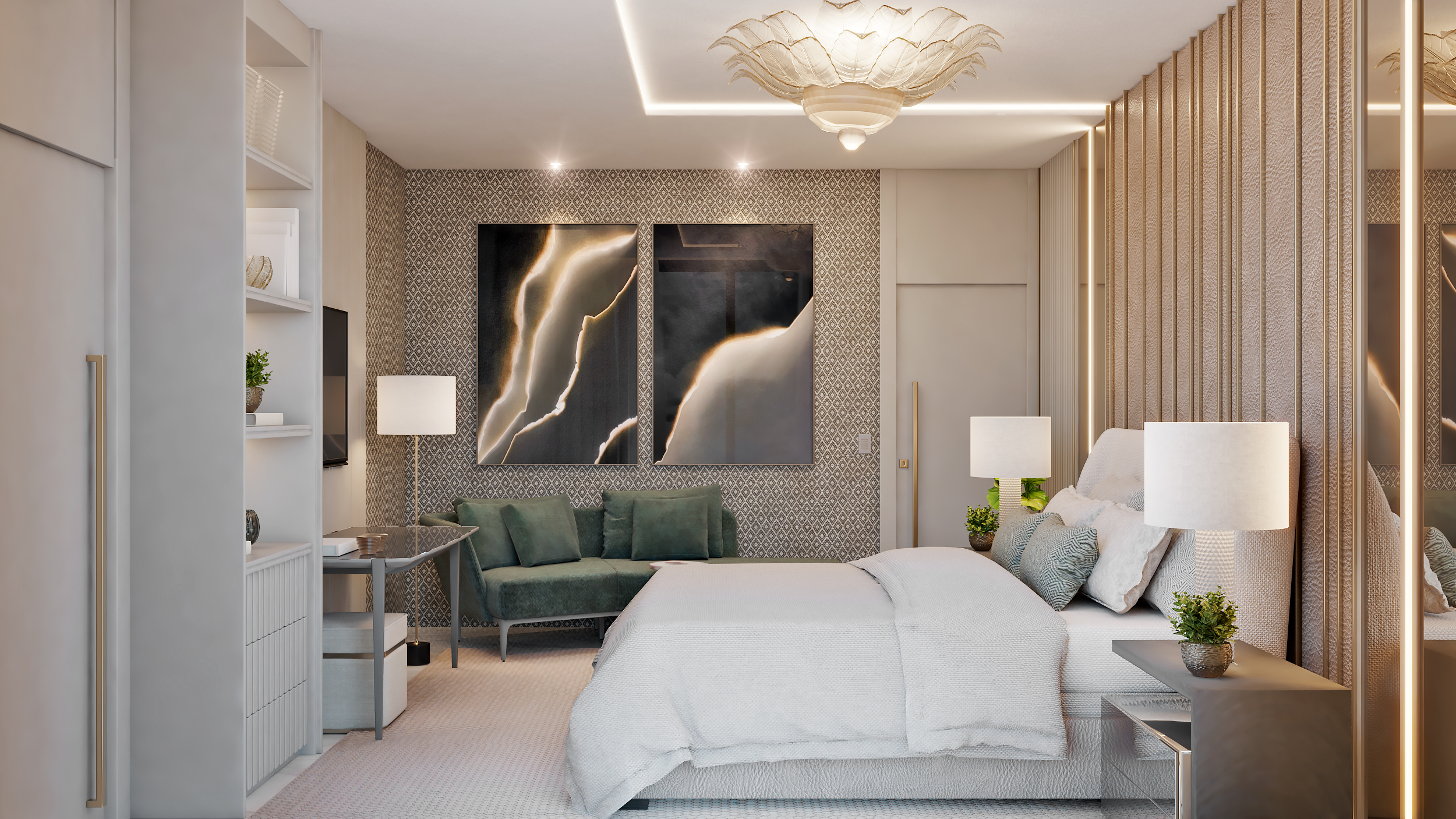 Render de suíte master